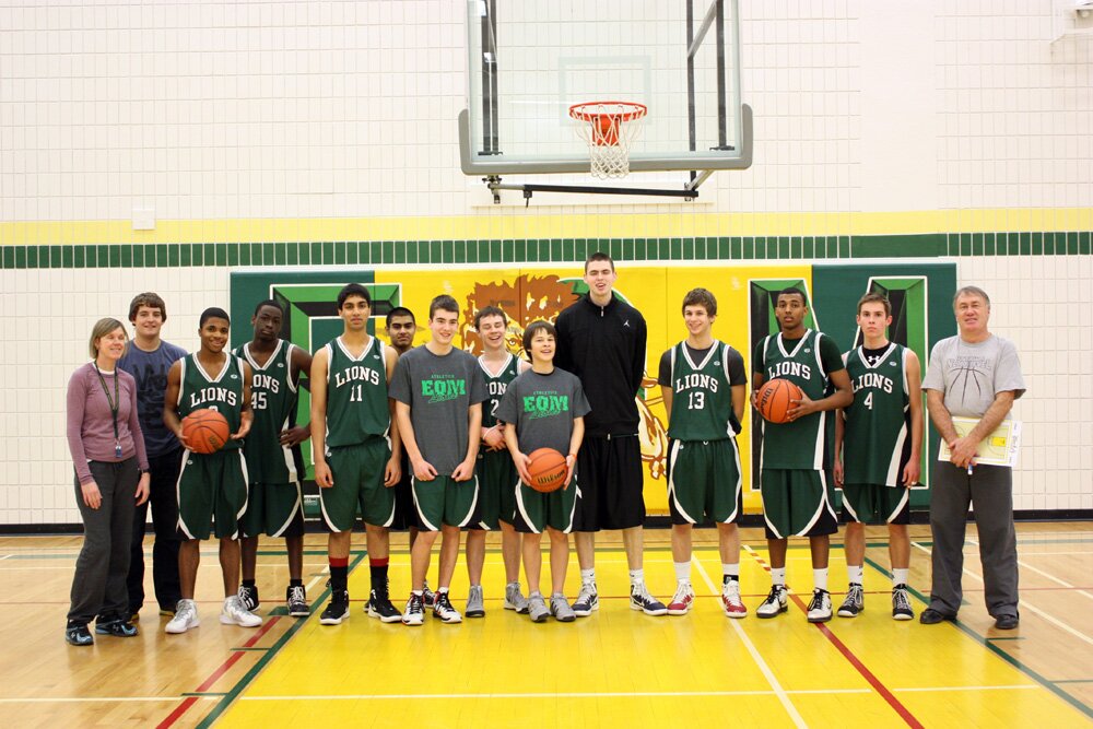 Senior Boys Basketball team for a successful season and qualifying for and competing in OFSAA!!